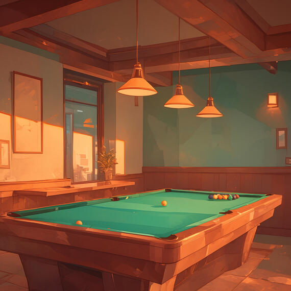 Billiard room